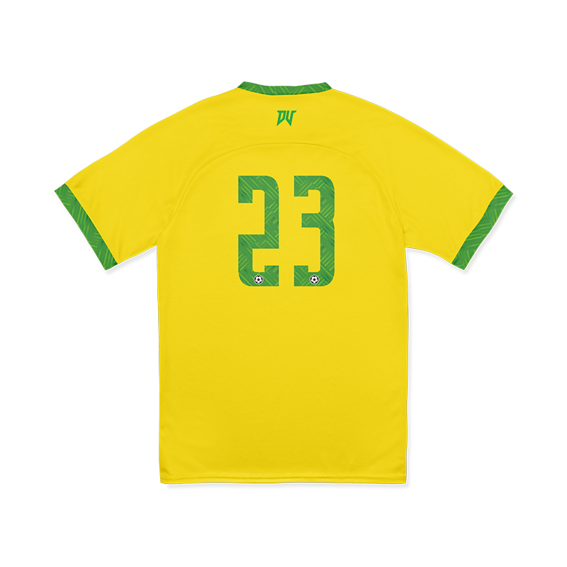 碳核心-足球服（整套） 黃