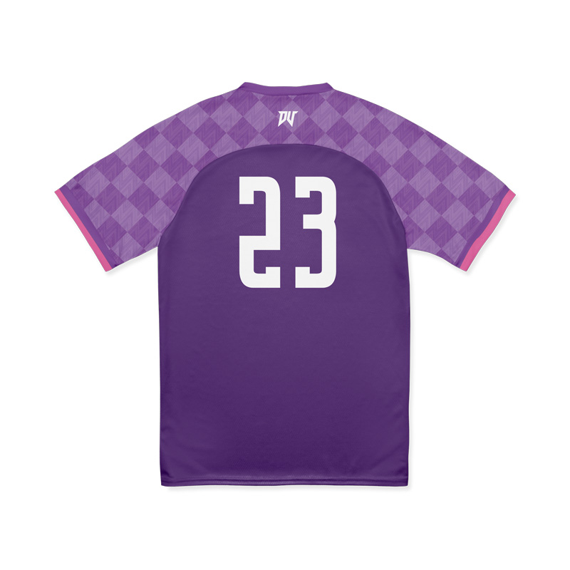 一級決勝-足球服（整套） 深紫