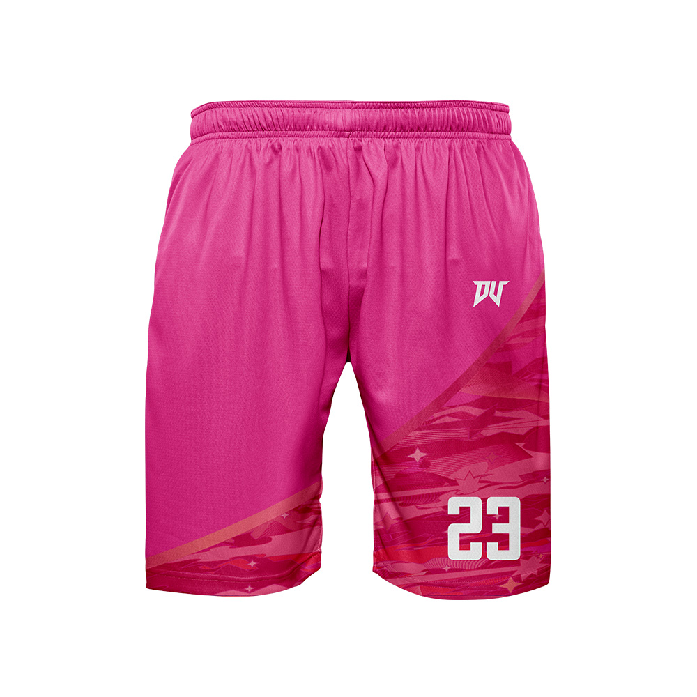 兒童青年籃球服-星塵(昇華雙面)(整套) 粉紅白