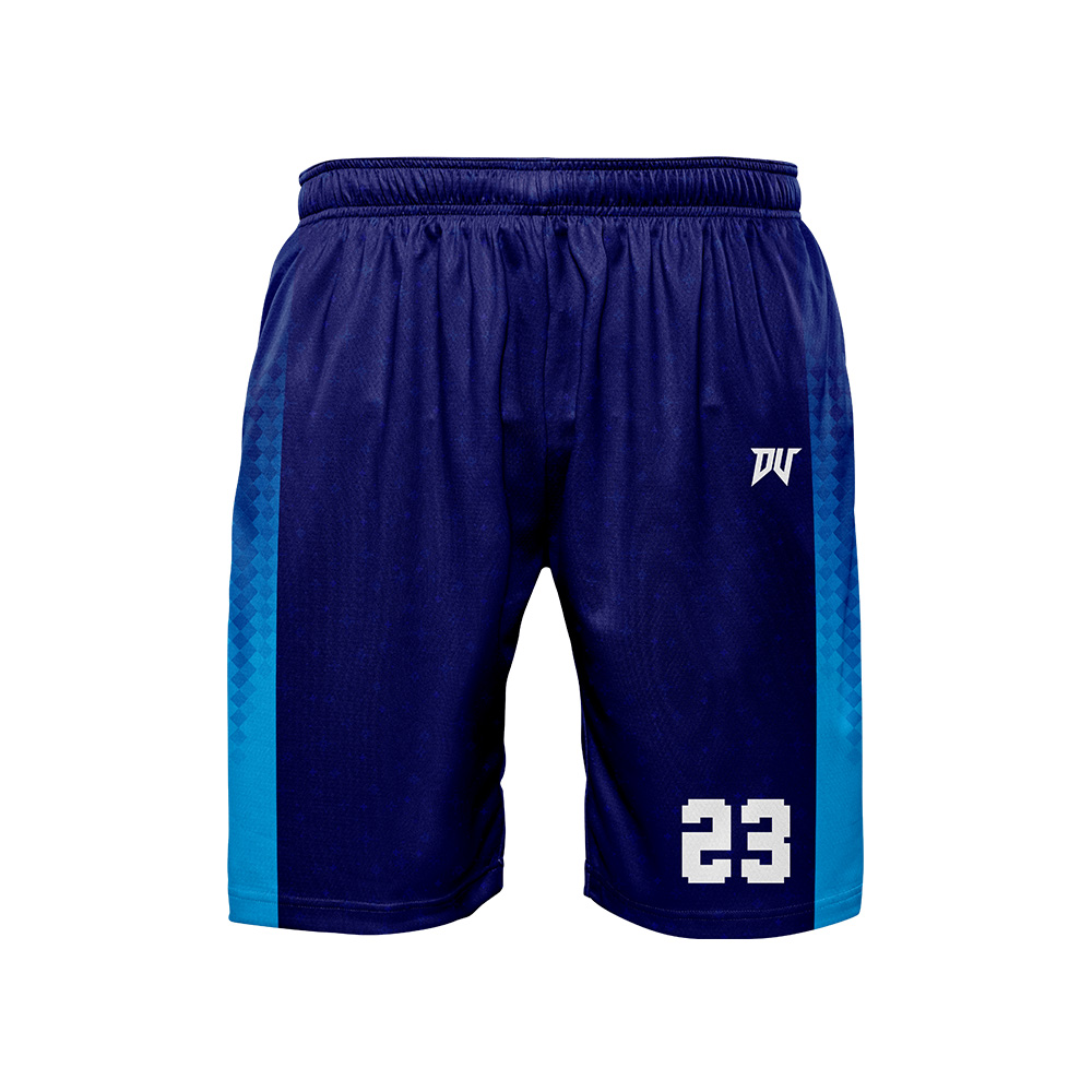 兒童青年籃球服-數位新星(昇華雙面)(整套) 藍白