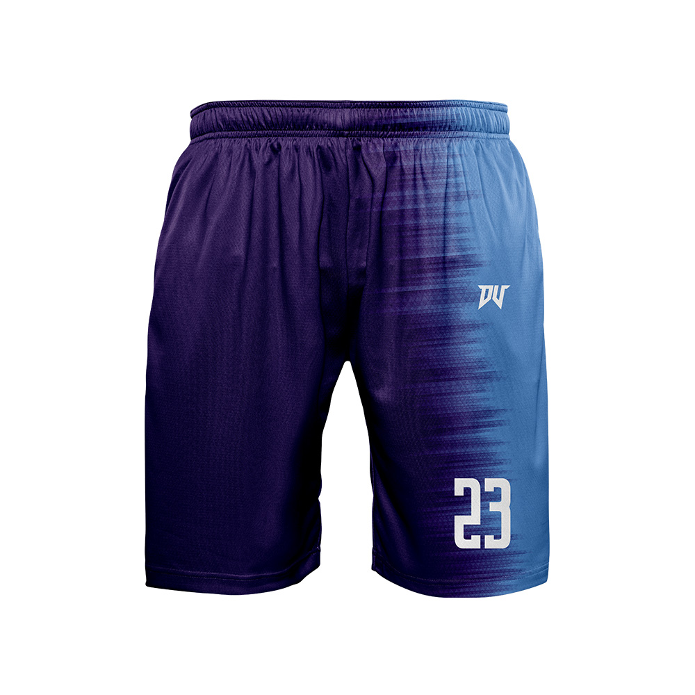 兒童青年籃球服-稜鏡光譜(昇華雙面)(整套) 紫藍白