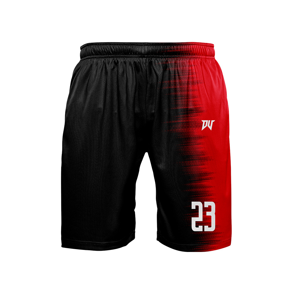 兒童青年籃球服-稜鏡光譜(昇華雙面)(整套) 黑紅白