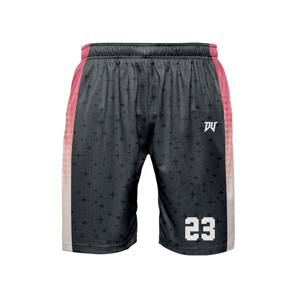 兒童青年籃球服-數位新星(昇華雙面)(整套) 灰白