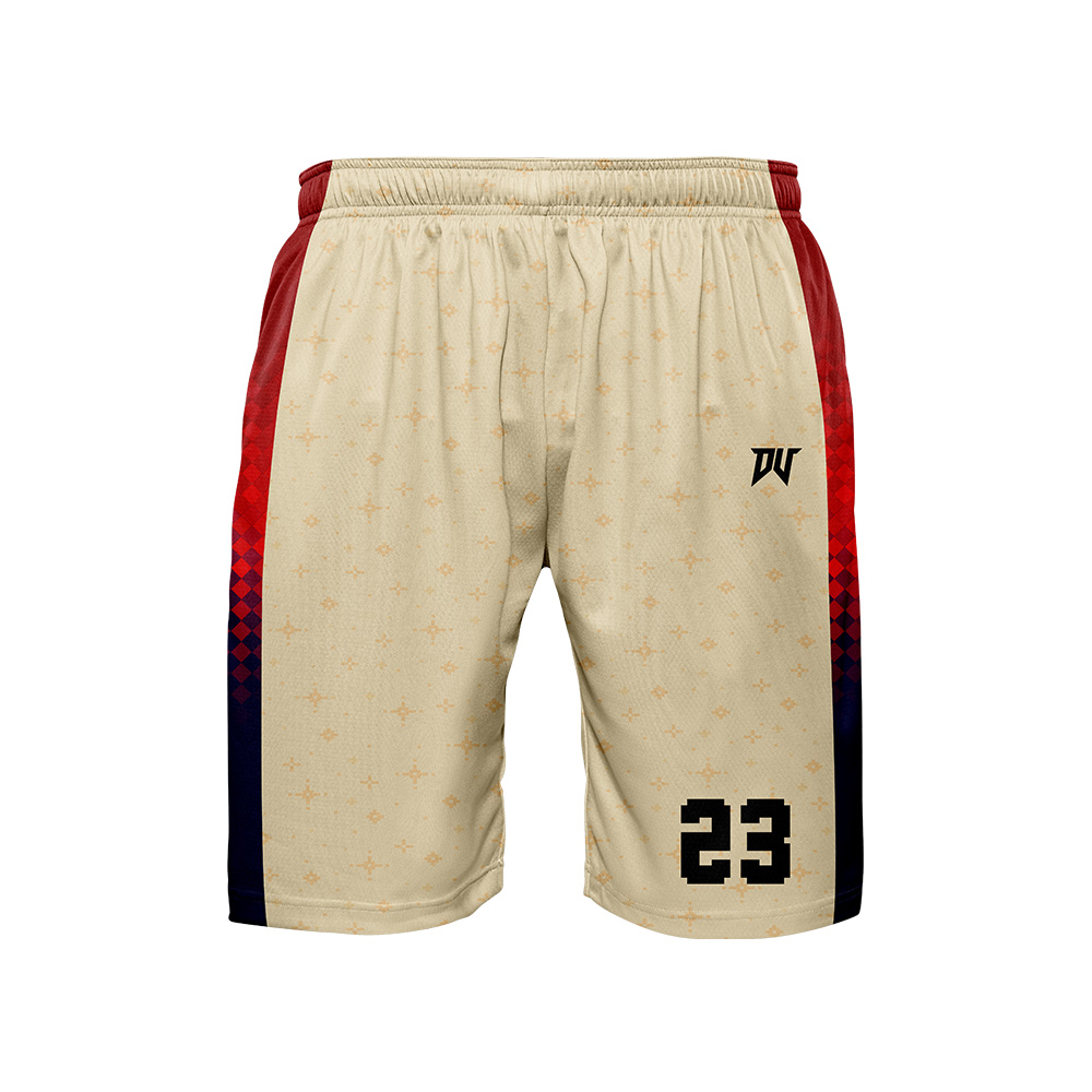兒童青年籃球服-數位新星(昇華雙面)(整套) 沙漠白